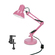 Lampka biurkowa różowa PIXI Pink E27 zestaw podstawa i klips EDO777366 EDO Solutions