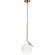 Lampa wisząca PELOTA E27 złoty biały EDO777202 EDO Solutions