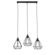 Lampa wisząca ALAMBRA SORO 3xE27 czarna EDO777195 EDO Solutions
