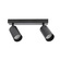 Oprawa punktowa natynkowa listwa MALGA 2 Black spot 2xGU10 czarny EDO777348 EDO Solutions