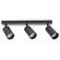 Oprawa punktowa natynkowa listwa MALGA 3 Black spot 3xGU10 czarny EDO777349 EDO Solutions