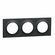 Ramka 3 -krotna antracyt Odace Touch S54P706 Schneider Electric