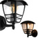 Ogrodowa oprawa elewacyjna kinkiet IMMA BLACK UP E27 czarny IP44 EDO777378 EDO Solutions