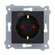 Gniazdo z uziemieniem Schuko 2P+E + USB Typ C Czarny Metalik 274/14E EXEN
