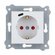 Gniazdo z uziemieniem Schuko 2P+E + USB Typ C Biały 274/01E EXEN