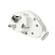 Wtyczka obrotowa z uziemieniem 360°/45° 16A/250V Biała WT-07 Elgotech
