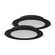 Oprawa LED wpuszczana AURA PRIZMA dwupak 2x12W czarna 4200K | 425.011.012 | HOROZ