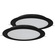 Oprawa LED wpuszczana AURA PRIZMA dwupak 2x18W czarna 4200K | 425.011.018 | HOROZ