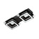 Oprawa sufitowa LIKYA-2 natynkowa 2x5W 600lm 4000K IP20 chrom | HOROZ