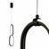 Lampa wisząca SANTANA LED 12W 700lm 4000K IP20 czarna | HOROZ