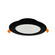 Oprawa podtynkowa downlight LED ALEXIS 9W 780lm IP20 CCT okrągła czarna | HOROZ