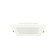 Oprawa podtynkowa downlight LED ALEXIS-SQ 12W 1050lm IP20 CCT kwadratowa biała | HOROZ