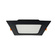 Oprawa podtynkowa downlight LED ALEXIS-SQ 18W 1660lm IP20 CCT kwadratowa czarna | HOROZ