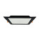 Oprawa podtynkowa downlight LED ALEXIS-SQ 24W 2270lm IP20 CCT kwadratowa czarna | HOROZ
