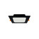 Oprawa podtynkowa downlight LED ALEXIS-SQ 9W 780lm IP20 CCT kwadratowa czarna | HOROZ