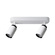 Podwójna punktowa oprawa sufitowa typu spot MALGA 2 DUO listwa IP20 2xGU10 220-240V biało-czarna EDO777865 EDO Solutions