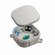 Puszka natynkowa hermetyczna z zaciskami PH 92x92 klik IP54 szara A.0020 Pawbol