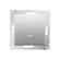 Przycisk „światło” z podświetleniem LED (moduł) 16AX, 250V~, zaciski śrubowe srebrny mat Kontakt Simon DS1AL.01/43