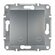 Łącznik podwójny schodowy bez ramki, stal Schneider Asfora