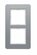 Q.7 Ramka 2-krotna, aluminium Berker
