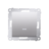 Simon 54 Premium Srebrny Łącznik jednobiegunowy z sygnalizacją załączenia LED (moduł) szybkozłącza, DW1ZL.01/43