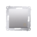 Simon 54 Premium Srebrny Przycisk „światło” szybkozłącza, DS1.01/43