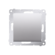 Simon 54 Premium Srebrny Przycisk pojedynczy zwierny bez piktogramu X zaciski śrubowe, DP1A.01/43