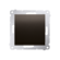 Simon 54 Premium Brąz mat Przycisk pojedynczy rozwierny bez piktogramu szybkozłącza, DPR1.01/46