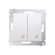 Simon 54 Premium Biały Łącznik krzyżowy podwójny 2 klawisze (moduł) ~, DW7/2.01/11