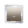 Simon 54 Premium Złoty Przycisk „dzwonek” z podświetleniem LED szybkozłącza, DD1L.01/44