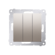 Simon 54 Premium Złoty mat Łącznik potrójny z podświetleniem LED (moduł) 10AX 250V, szybkozłącza, DW31L.01/44