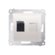 Simon 54 Premium Krem Gniazdo komputerowe pojedyncze RJ45 kat. 6 z przesłoną D61.01/41
