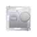 Simon 54 Premium Srebrny Regulator temperatury z czujnikiem wewnętrznym (moduł) DRT10W.02/43