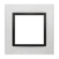 Ramka 1- krotna metalowa inox nero IP20/IP44, Simon 54 Nature DRN1/82