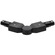 Łącznik przegubowy do szyny, MEVA PRO Flex Connector-B Black, czarny EDO777530 EDO Solutions