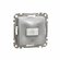 Czujnik ruchu z łącznikiem srebrny PIR IP20 SDD113504 Sedna Design Schneider Electric