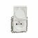 Gniazdo 2p+pE z przesłonami IP44 biały 2-biegunowy + PE z przesłonami IP44 SDD211013 Sedna Design Schneider Electric