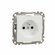 Gniazdo 2p+pE z przesłonami biały 2-biegunowy + PE z przesłonami IP20 SDD111011 Sedna Design Schneider Electric