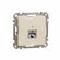 Gniazdo komputerowe rJ45 kat.5e STp beżowy IP20 SDD112451S Sedna Design Schneider Electric
