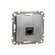 Gniazdo komputerowe RJ45 kat.6 UTP srebrny IP20 SDD113461 Sedna Design Schneider Electric