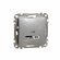 Gniazdo ładowania USB A+c 2 srebrny USB typ A, USB type C 12 W 2.4 A IP20 SDD113402 Sedna Design Schneider Electric