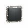 Łącznik podwójny schodowy czarny, antracyt IP20 SDD114108 Sedna Design Schneider Electric