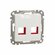 Płytka centralna 2x RJ45 do wkładów 5e-6 UTP KrONE biały IP20 SDD111441C Sedna Design Schneider Electric