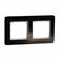Ramka 2-krotna czarne szkło IP20 SDD361802 Sedna Elements Schneider Electric