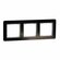 Ramka 3-krotna czarne szkło IP20 SDD361803 Sedna Elements Schneider Electric