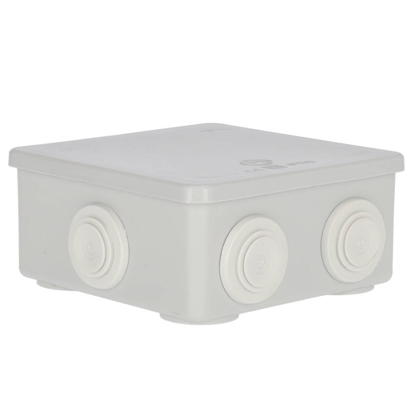 Scatola Impermeabile IP55 Famatel 100x100x45 Mm - Grigio, Senza Coni - Foto 5