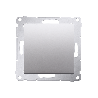 Łącznik schodowy bez piktogramu (moduł) 10AX 250V szybkozłącza srebrny mat Simon 54 DW6.01/X/43 Kontakt Simon