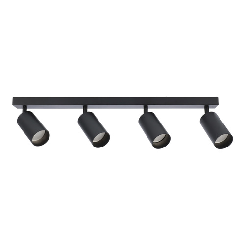 Oprawa punktowa natynkowa listwa MALGA 4 Black spot 4xGU10 czarny EDO777350 EDO Solutions