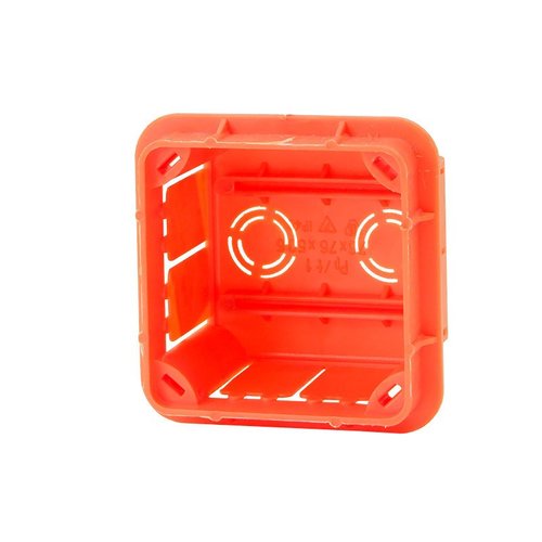 Puszka podtynkowa 76x76x52 T-1 IP40 Elektro-plast