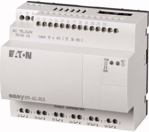 Przekaźnik programowalny 230V AC 12we, 6wy (przekaźnikowe) 256268 Eaton